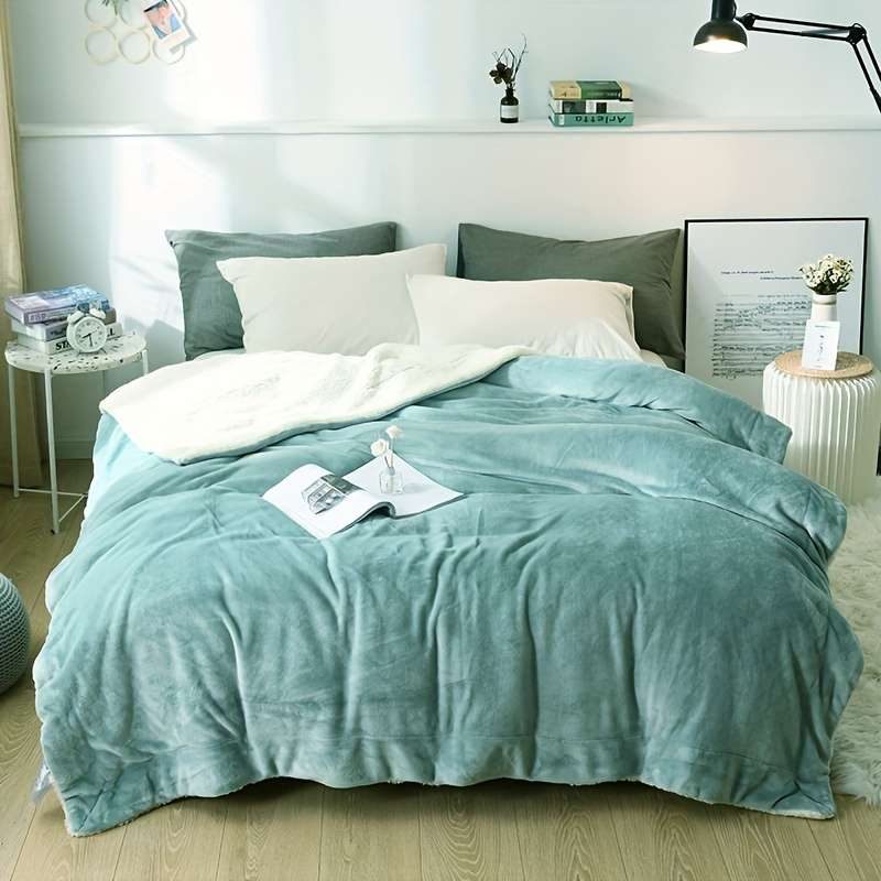 1ps Blanket Color Coffee Color size 200x230cm