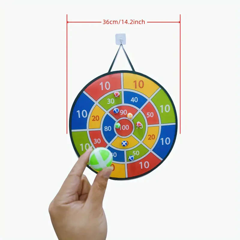 1pc Children's Darts Target Sticky Balls Parent-Child Interaction 6balls