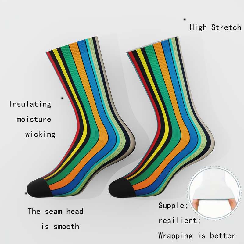 1 Pair Multicolor One Size Socks