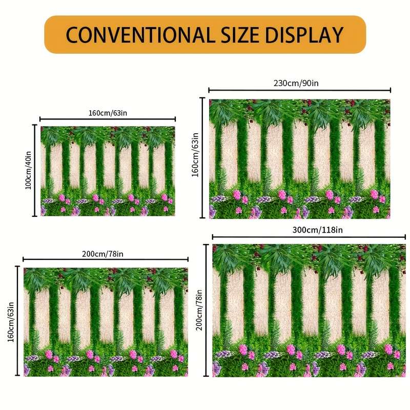 1Pc TEDAD6189 100x160cm 39x63inch Floor Mat