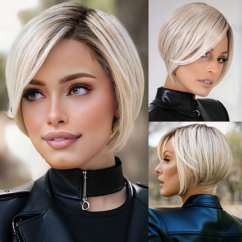 1Pc Mixed Color 30.48cm Fashion Design Wig