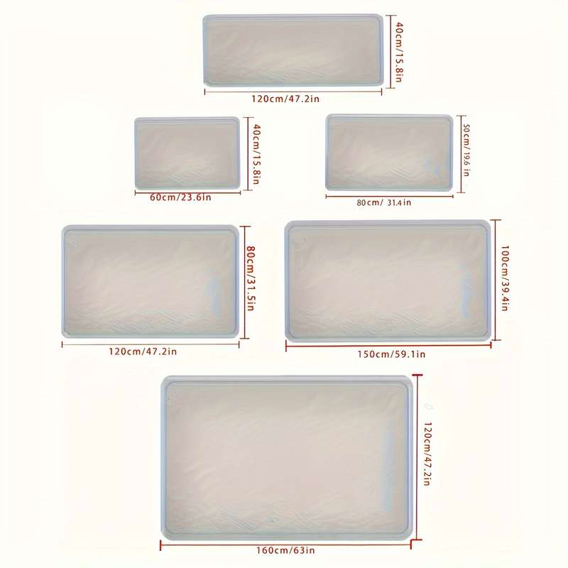 1Pc 19.6x31.4inch 50x80cm Floor Mat