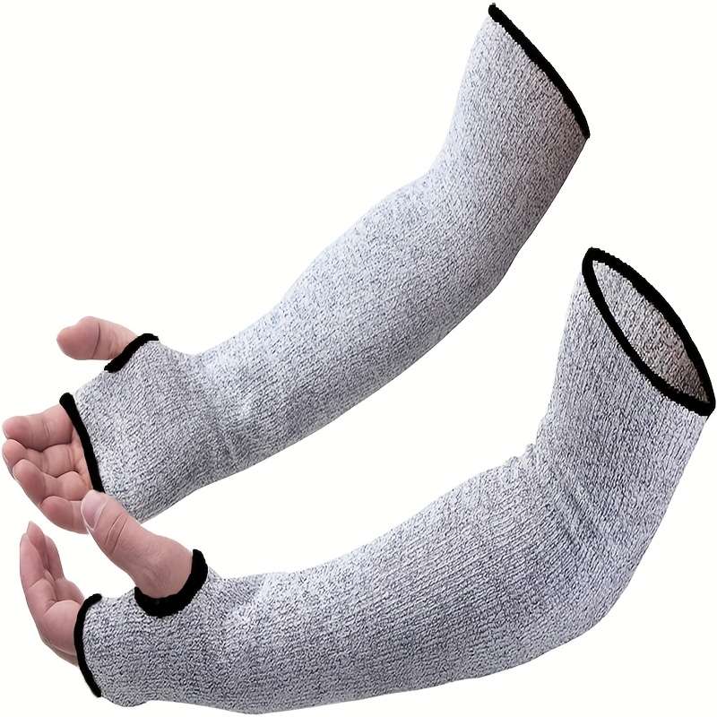 4Pcs Grey 45cm Thumb Hole Model Multi Purpose Work Gloves