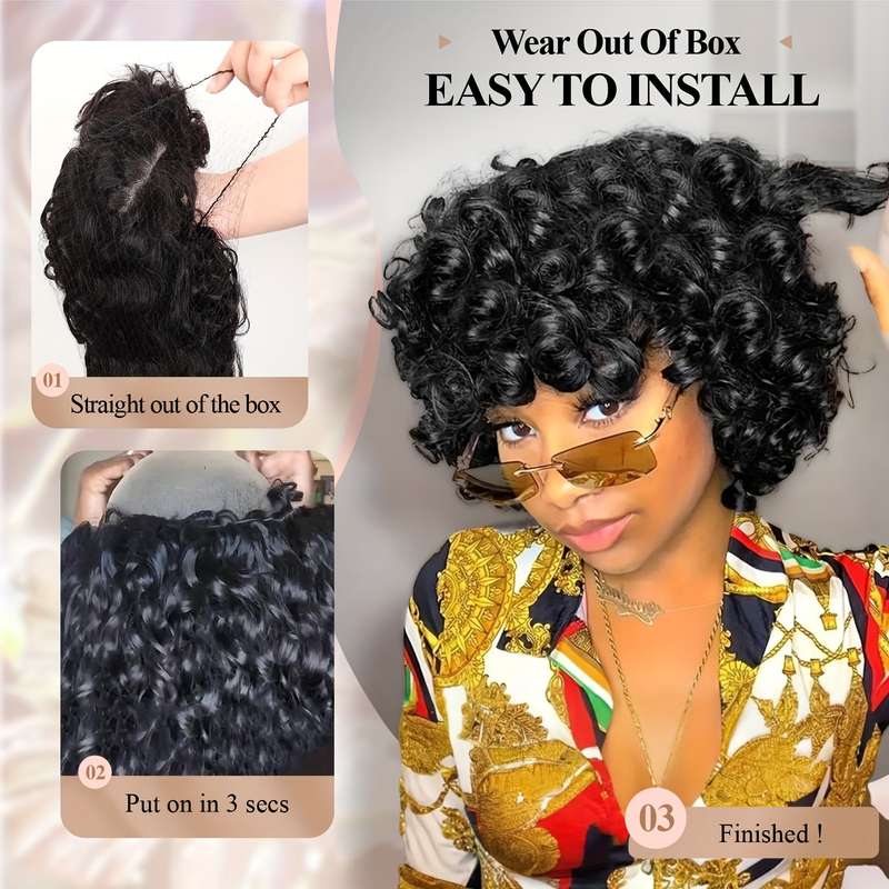 1Pc M1B30 25.4cm Fashion Design Wig
