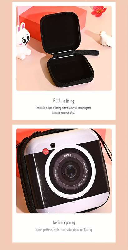 1pc New Trendy Coin Purse Record Tape Coin Purse Data Cable Headphone Storage Bag