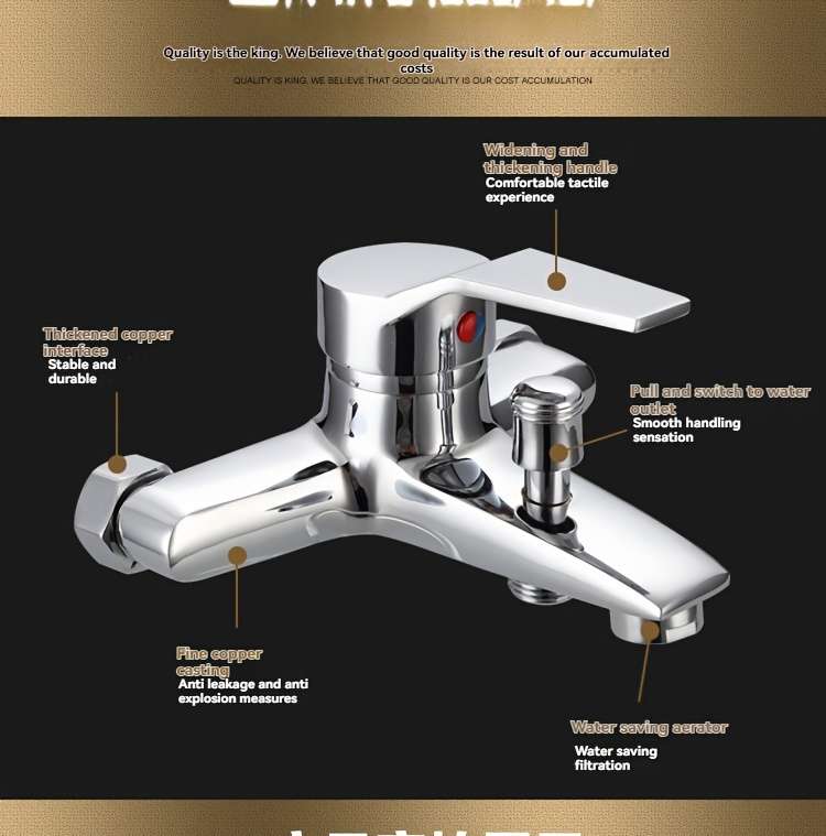 1PC Plating color            IELTS faucet