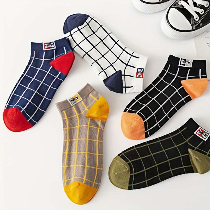 5 Pairs One Size High Elastic Socks