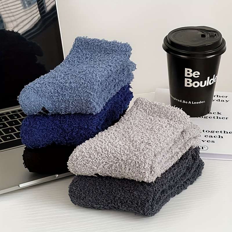 5 Pairs Mixed Color One Size High Elastic Socks