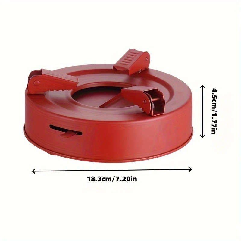 1Pc Portable Stainless Steel Alcohol Stove For Camping And Hiking Lightweight Outdoor Cooking Pot Wi