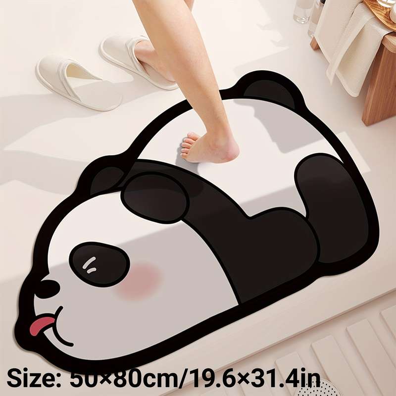 1Pc Naughty Pand 50x80cm Floor Mat
