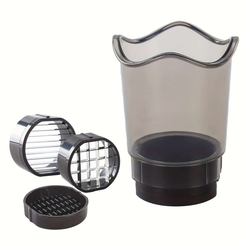 1Pc Manual Fruit Vegetable Slicing Cup With Stainless Steel Blade Quick Chopping Slicing Tool