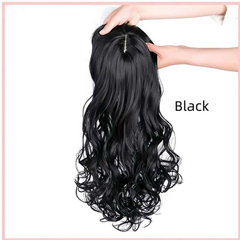 1Pc Black 40.64cm Fashion Design Wig