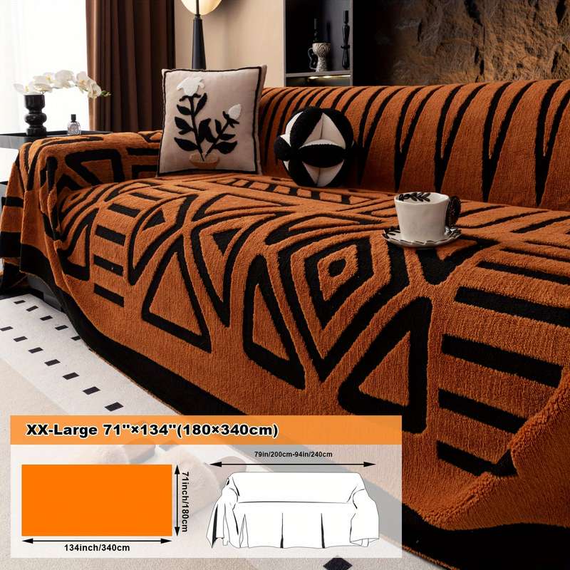 1ps Blanket Size 150X200Cm Style Golden Leaves