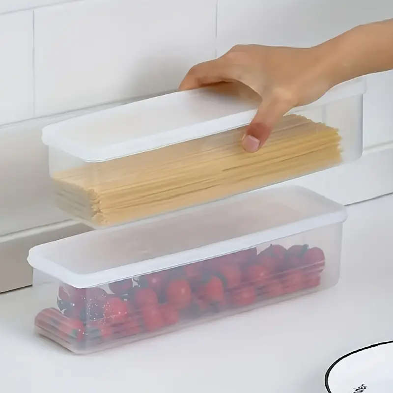 8-Piece Food Grade Rectangular Storage Containers with Lids