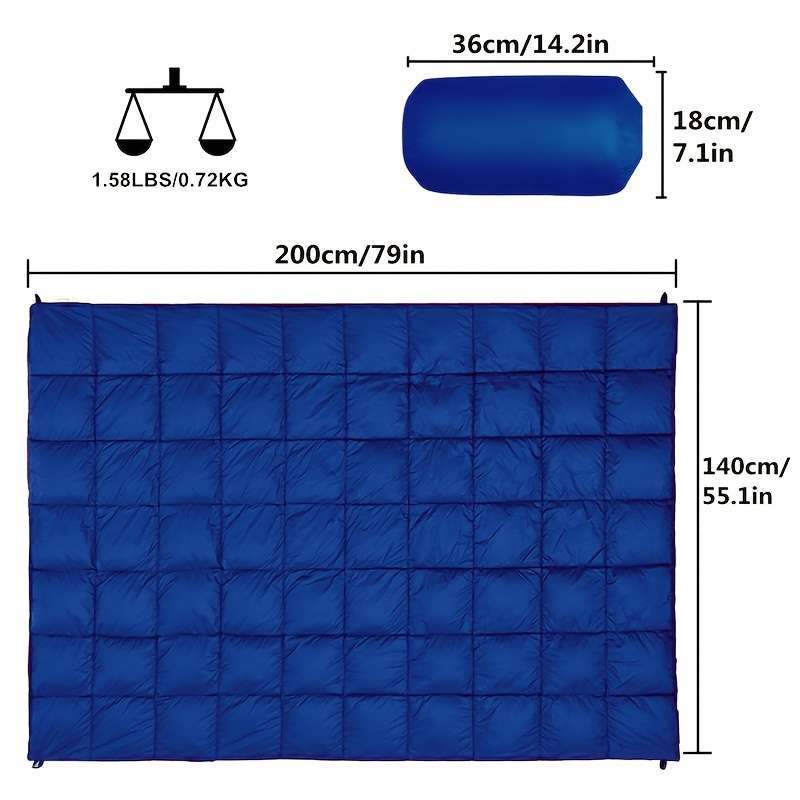 1ps Blanket Color Blue