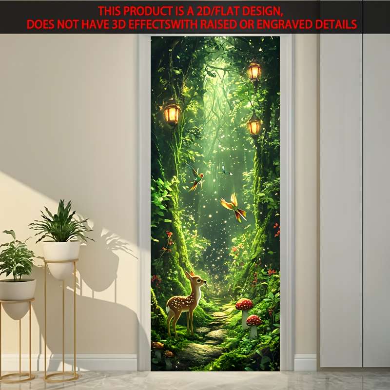 1Pc 77x200cm Door Window Sticker