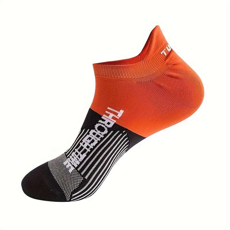 5 Pairs Of Color Matching Earrings One Size High Elastic Socks