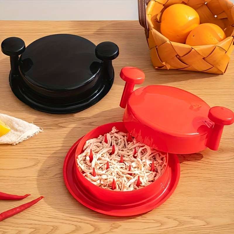 1pc Chicken Shredder Professional Chicken Breast Shredder Tool Twist Transparent Lid Ergono