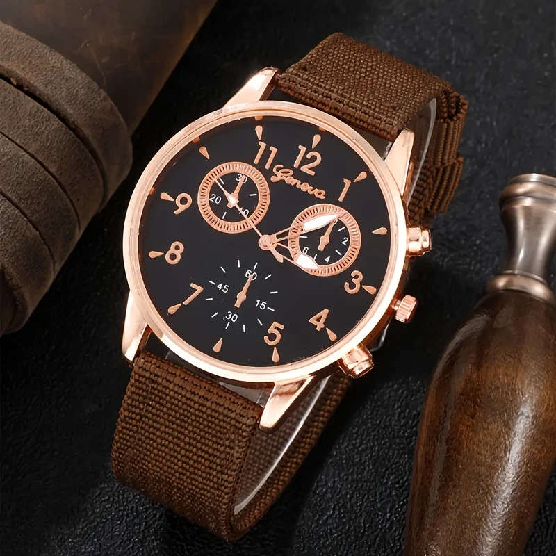 5pcs Fashion Quartz Watch Classic Bracelet Set Perfect for Valentine's Easter Ramadan
