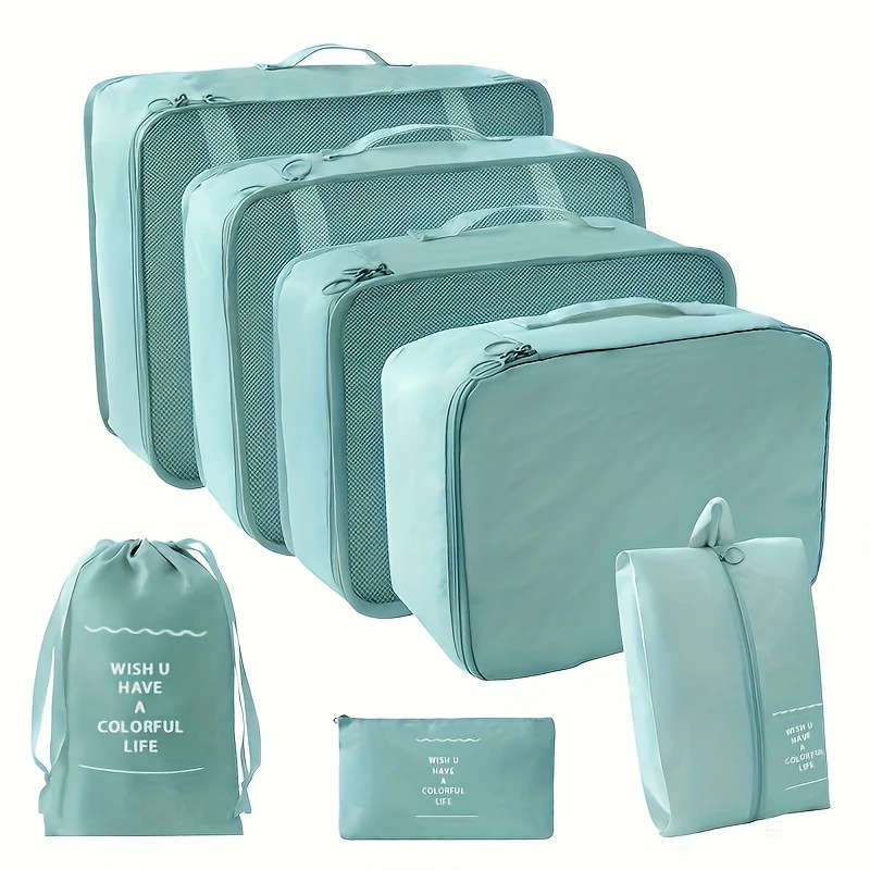 7Piece Ultimate Travel Organizer Set