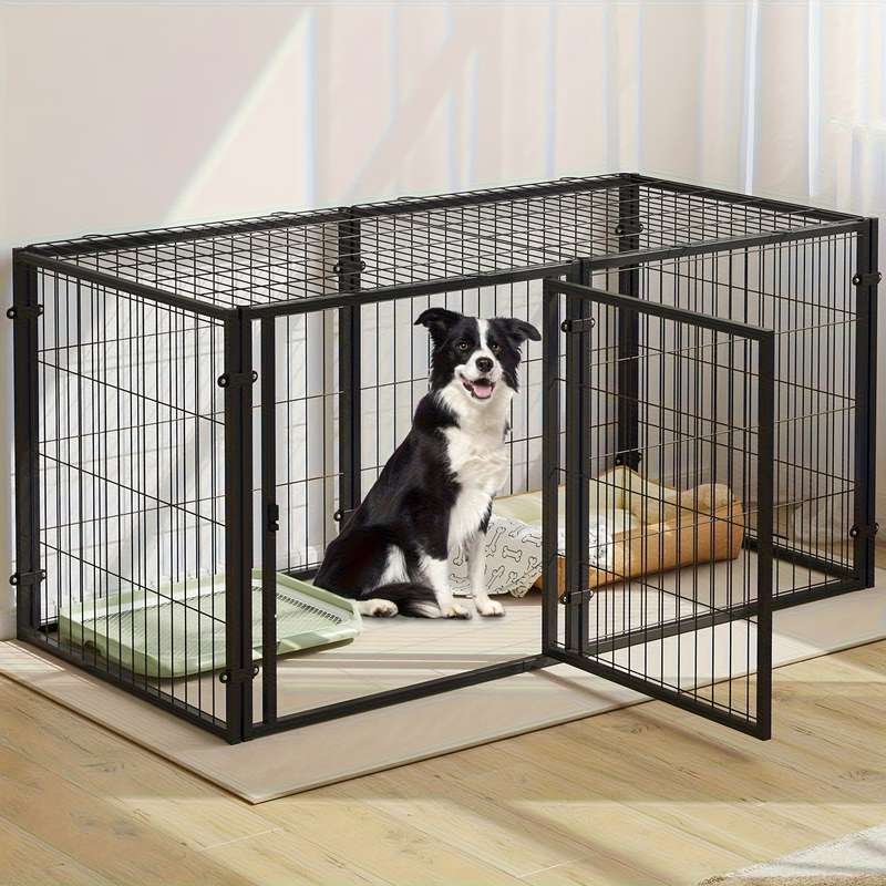 1pc 120CM*60CM*70CM Black Pet Cage