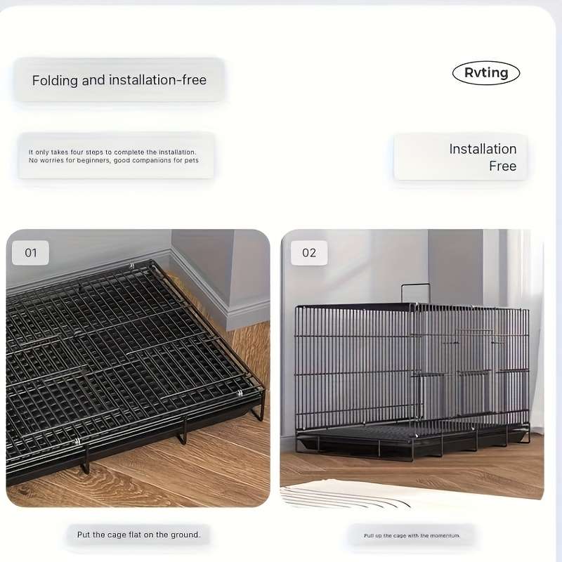 1pc White Pet Cage