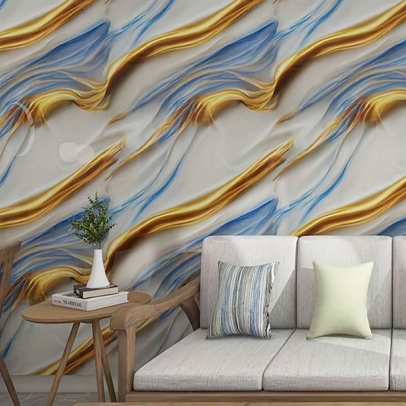 1PC Wall StickersGilded Black And White200cmX40cm  78.74inX15.74in
