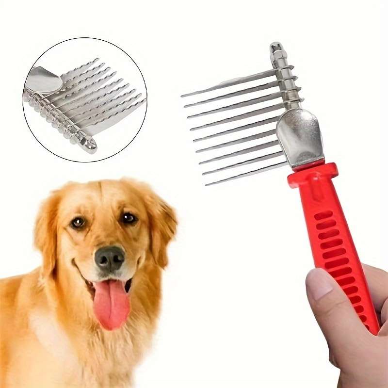 1pc Red Pet Comb
