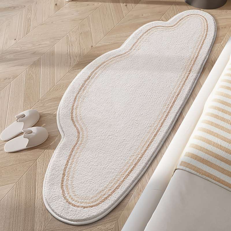 1Pc Big White Cloud 15.7x47.2inch 40x120cm Floor Mat