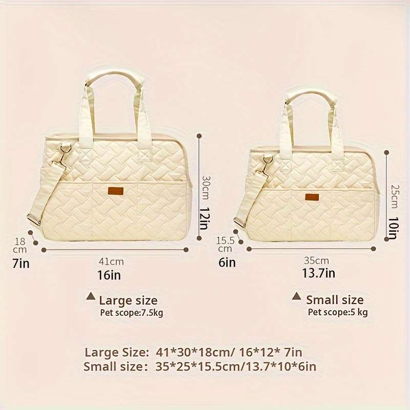 1pc greysize Small Pet Bag