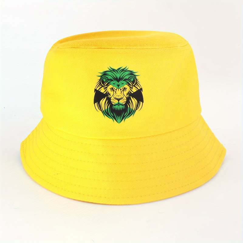 1pc 100% Boho Bucket Hat for Men Women Wide Brim Sun Protection Unisex Outdoor Sun Hat with Bo