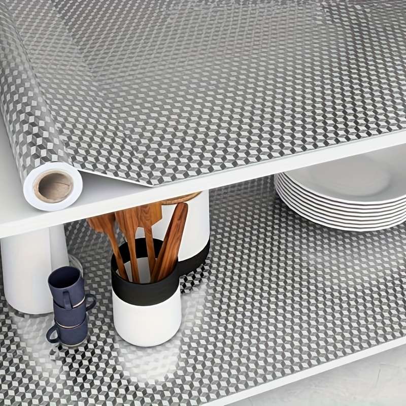 1PC Wall StickersSilvery diamond drawer liner5.0 Meters x 30.0 cm