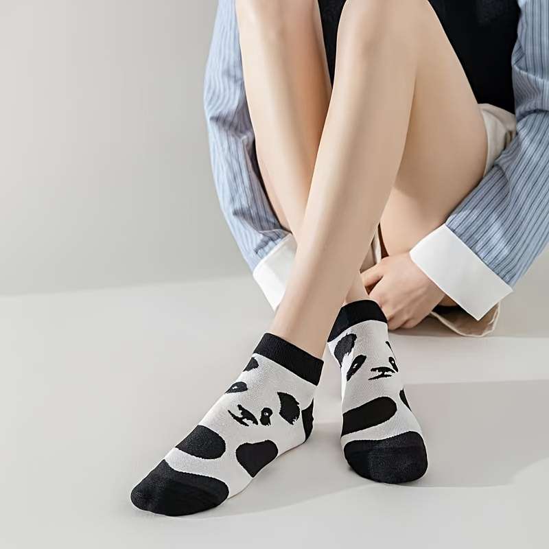 5 Pairs Mixed Color One Size High Elastic Socks