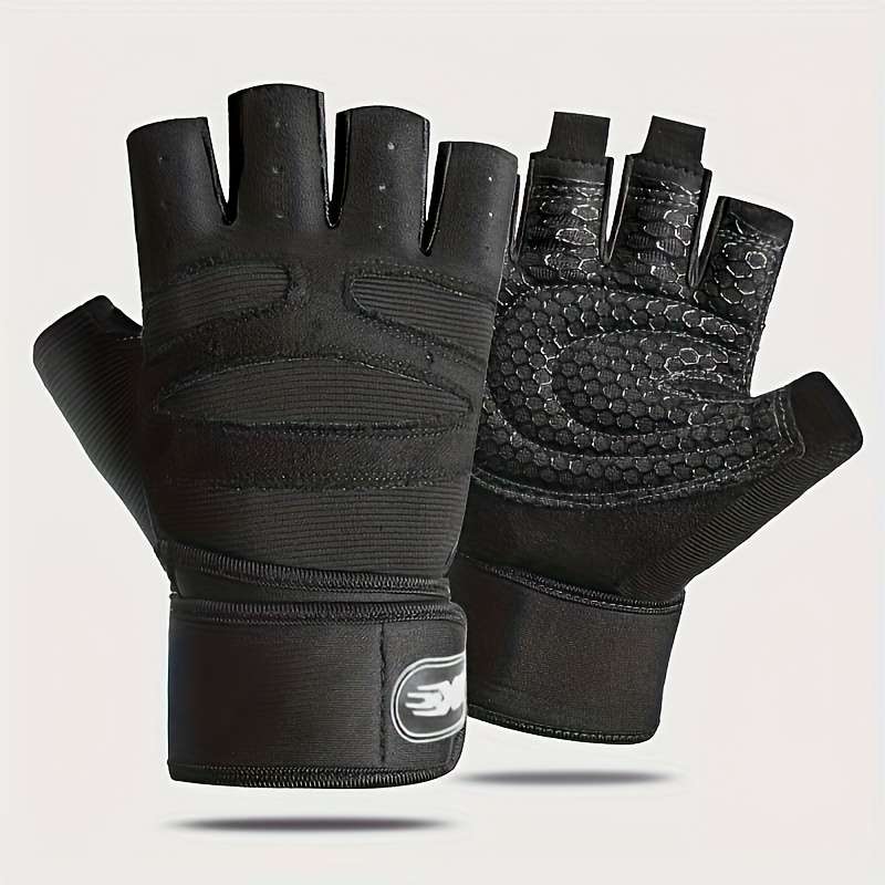 1 Pair Black Size XL Outdoor Sports Gloves