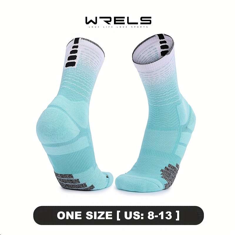 1 Pair Lake Blue White  Socks