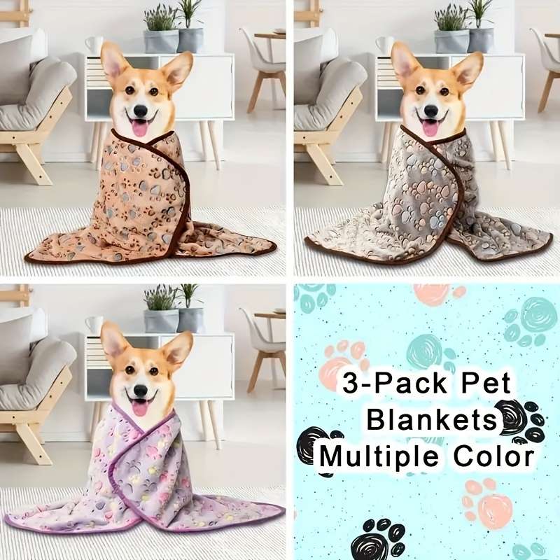1ps Blanket Color Color Mixing 3Pc size S40x60cm