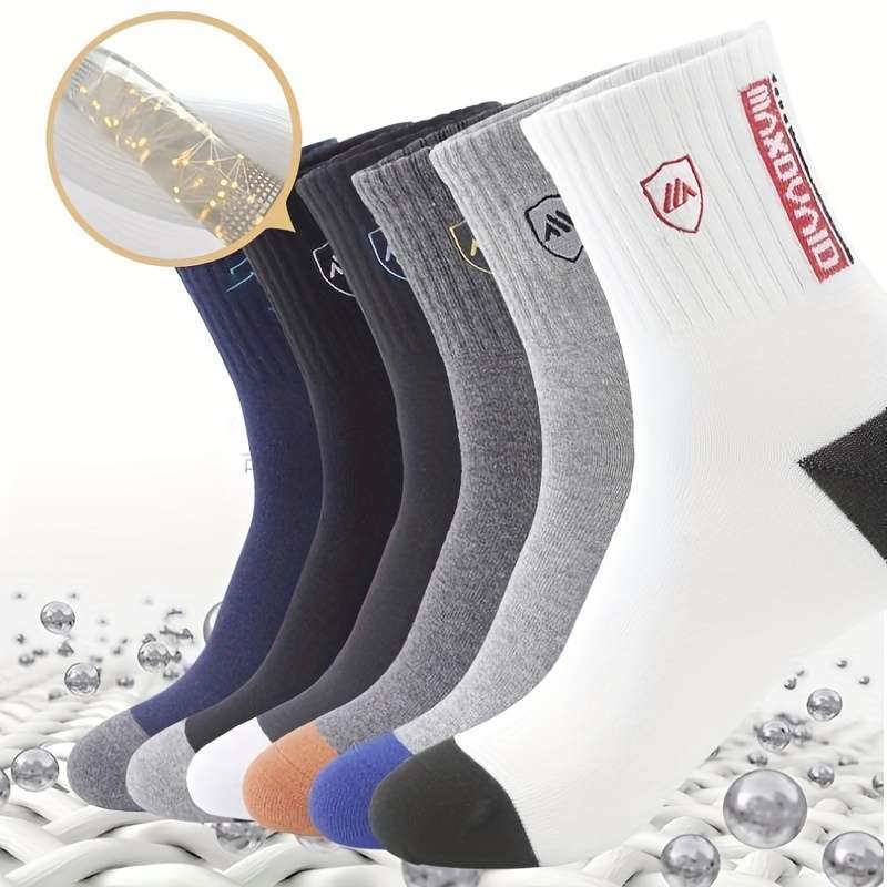 Sock 5 Pairs Of Mixed Colors  One Size
