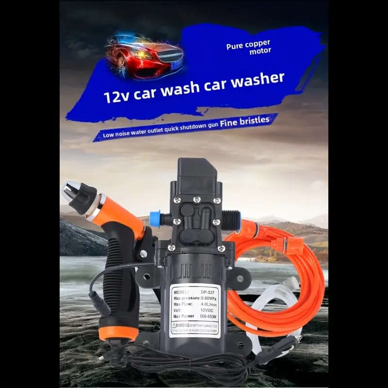 High Pressure Car Wash Gun With Expandable Hose