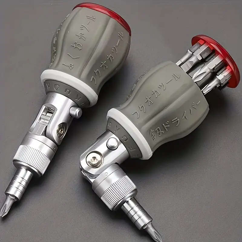 1 x Halloween Gift 8 in 1 Ratchet Multi-Function Screwdriver