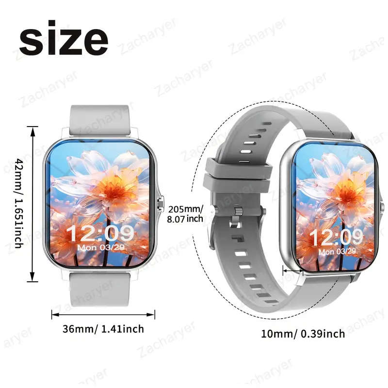 Smartwatch with Wireless Calling Dialing Multiple App Notifications Suitable for Both Men And Women