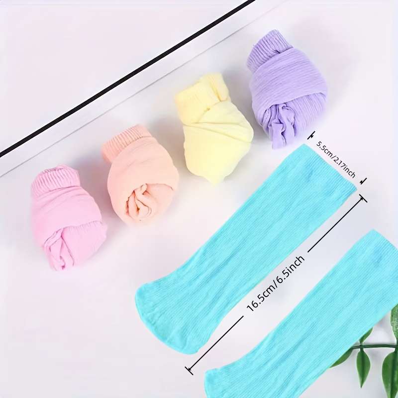30 Pairs Of Random Colors One Size High Elastic Socks