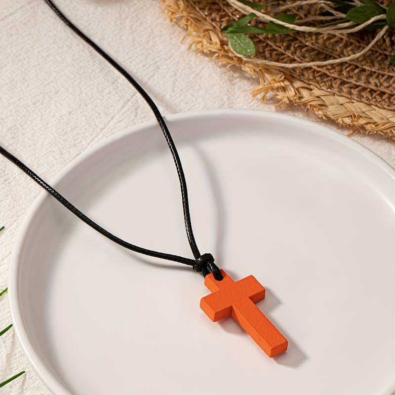 1 Piece Yellow Jesus Theme Pendant