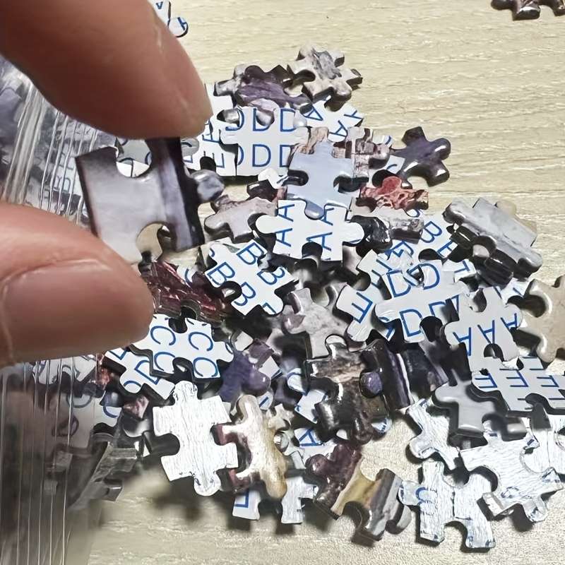 1000pcs Paper Puzzle for Adults Vibrant Colorful Scenery Scenes Easy to Clean