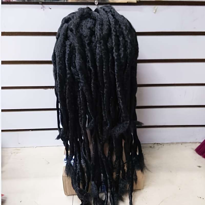 1Pc Black 50.8cm Fashion Design Wig