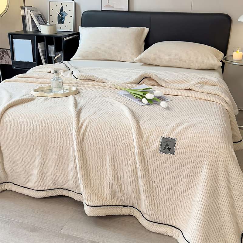 1ps Blanket Color Coffee B size 200x230cm