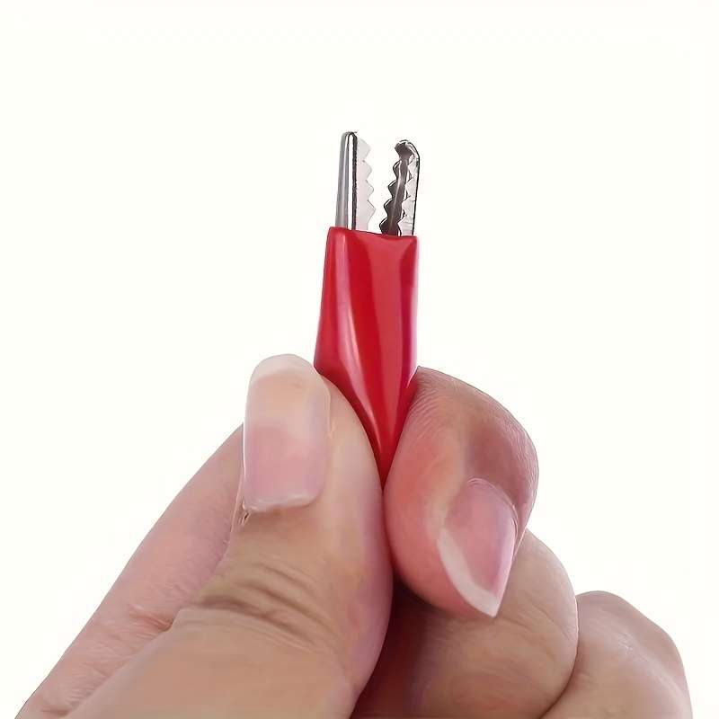 2pcs Male and Female Connection Adapter Cables Crocodile Test Clip USB