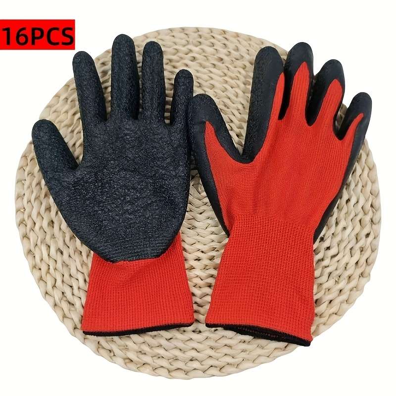 8 Pairs Multi Purpose Work Gloves