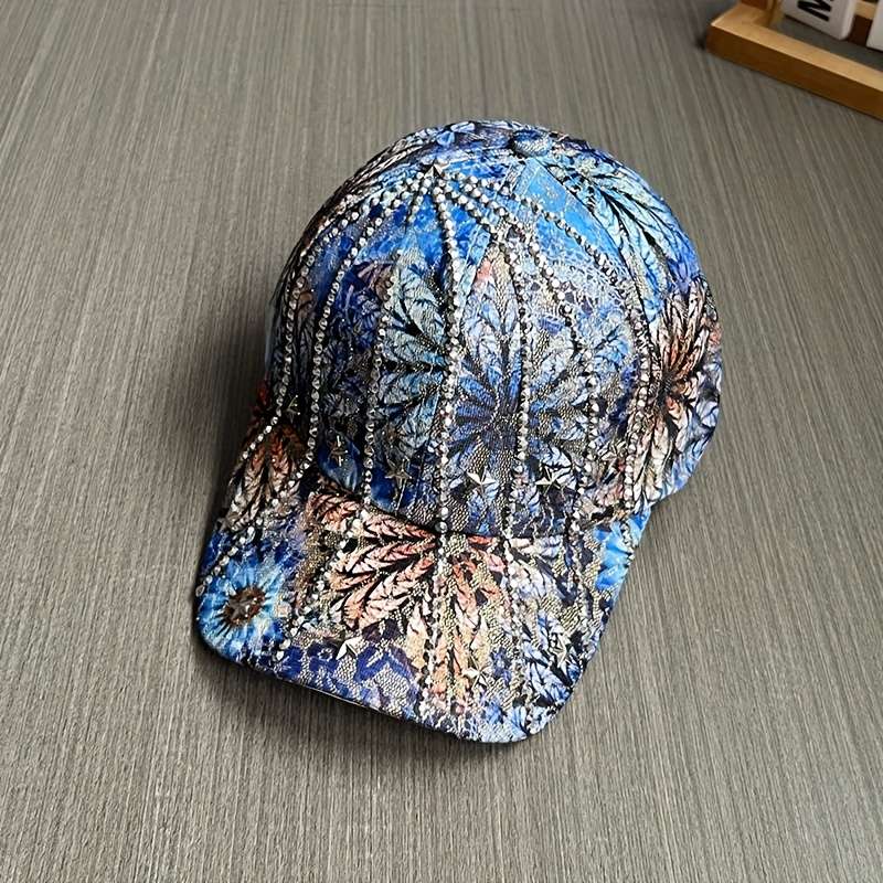 1pc New Fashionable Women's Baseball Cap with Details for Travel Four Seasons Sun Protection and S