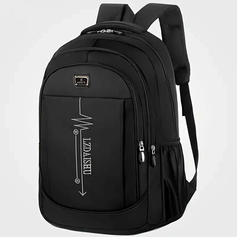 1pc Simple Fashion Business Backpack Casual Travel Backpack Large Capacity Laptop Storage Backpack Z