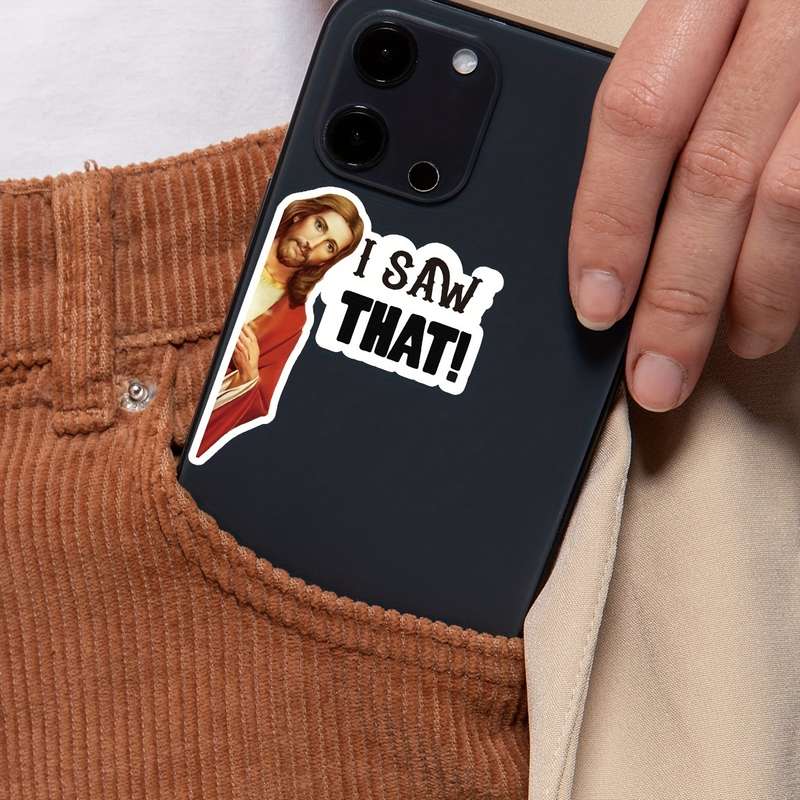 1pc  Jesus Christian Themed Stickers
